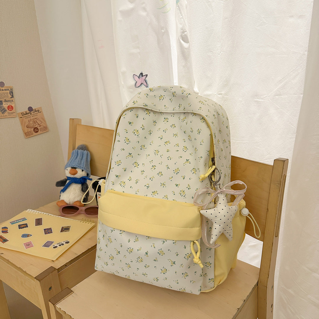 Blumenmuster Casual Rucksack Karnz