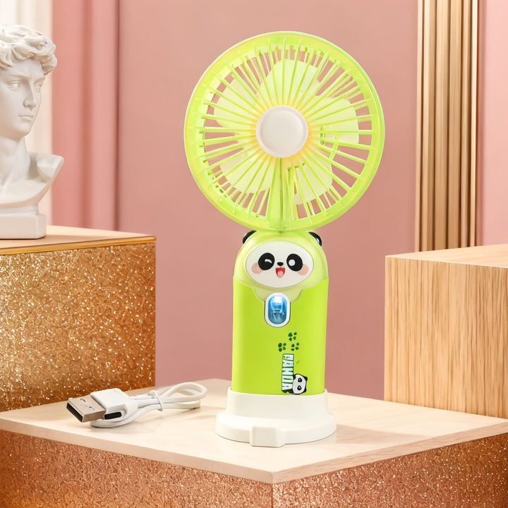 Damen Tragbarer Handventilator mit niedlichem Tierdesign und USB-Ladefunktion Karnz