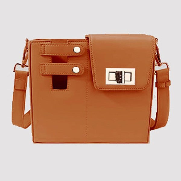 Damen Multifunktionale Handtasche mit integriertem Getränketee und stilvollem Design Karnz