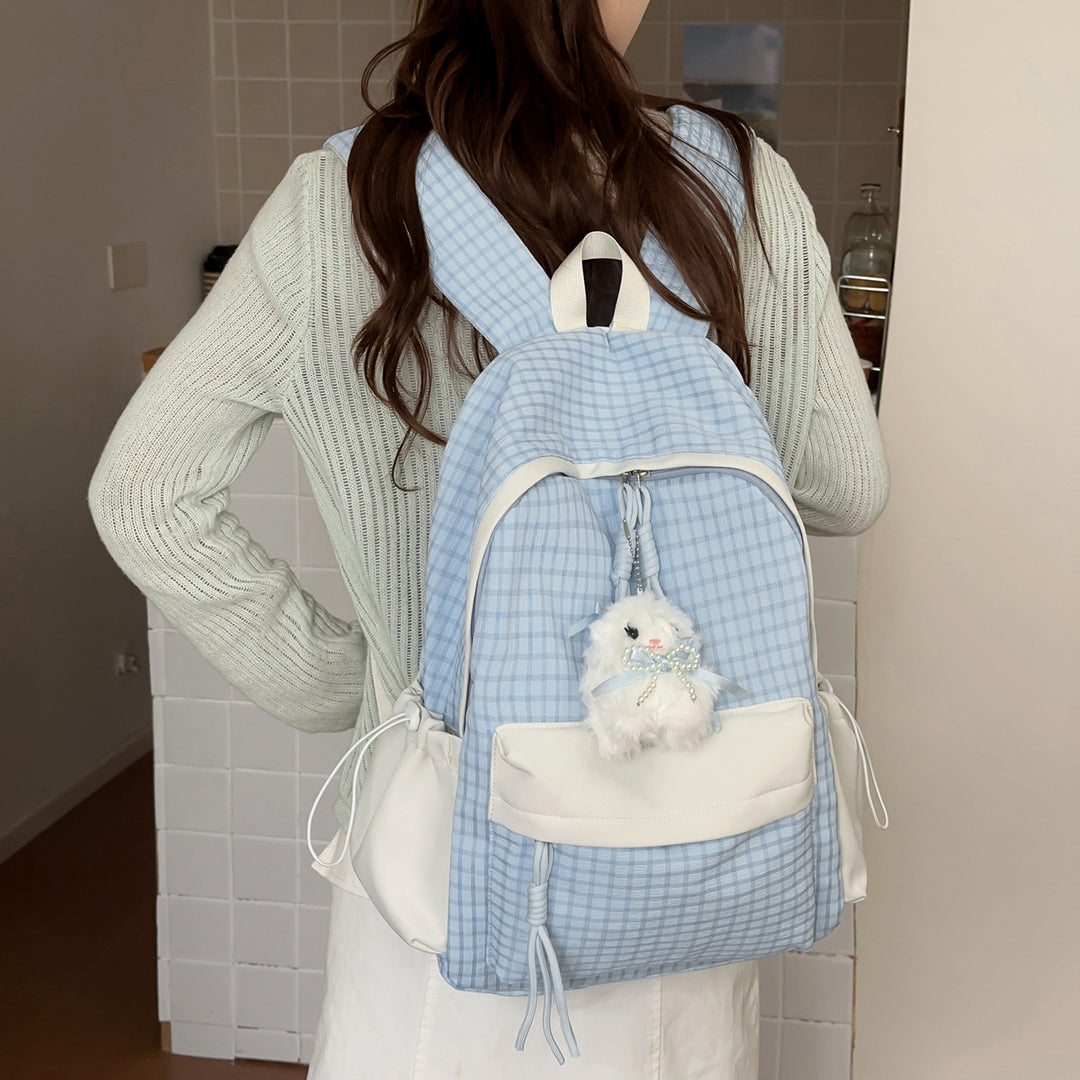 Texturierten Freizeit-Rucksack mit Charm Karnz
