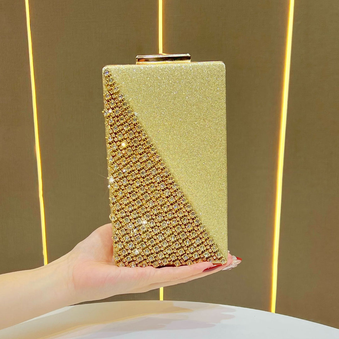 Kristallbesetzte Box-Clutch