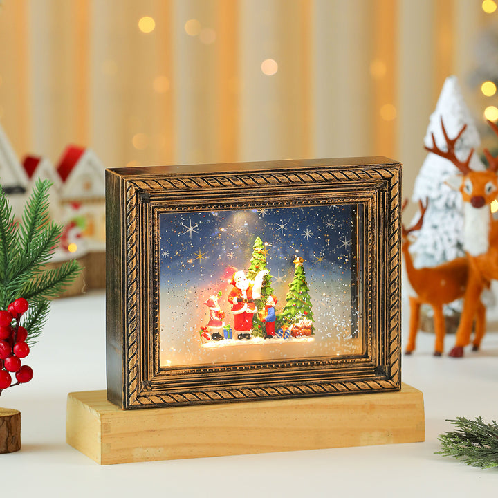 Beleuchtete Weihnachts-Szenen-Figurine Karnz