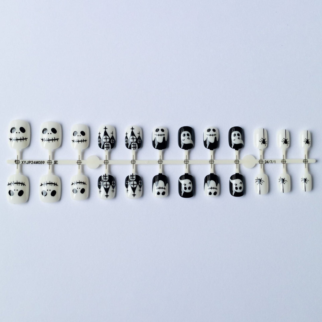 Halloween-Themen Gruselige Nagelkunst-Set