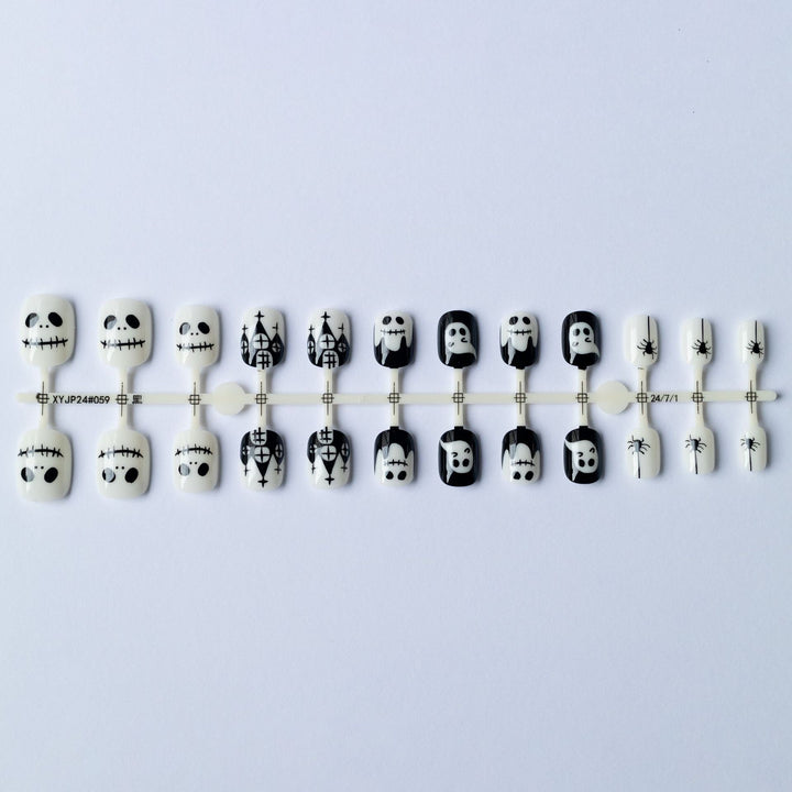 Halloween-Themen Gruselige Nagelkunst-Set