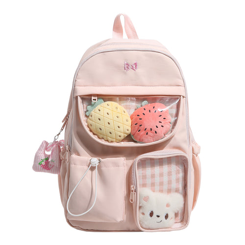 Funktionaler Plüsch-Aufbewahrung-Rucksack Karnz
