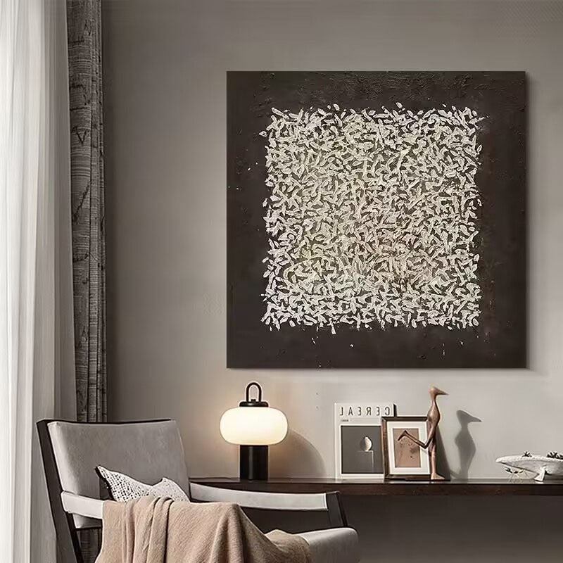 Abstrakte Texturierte Leinwandkunst