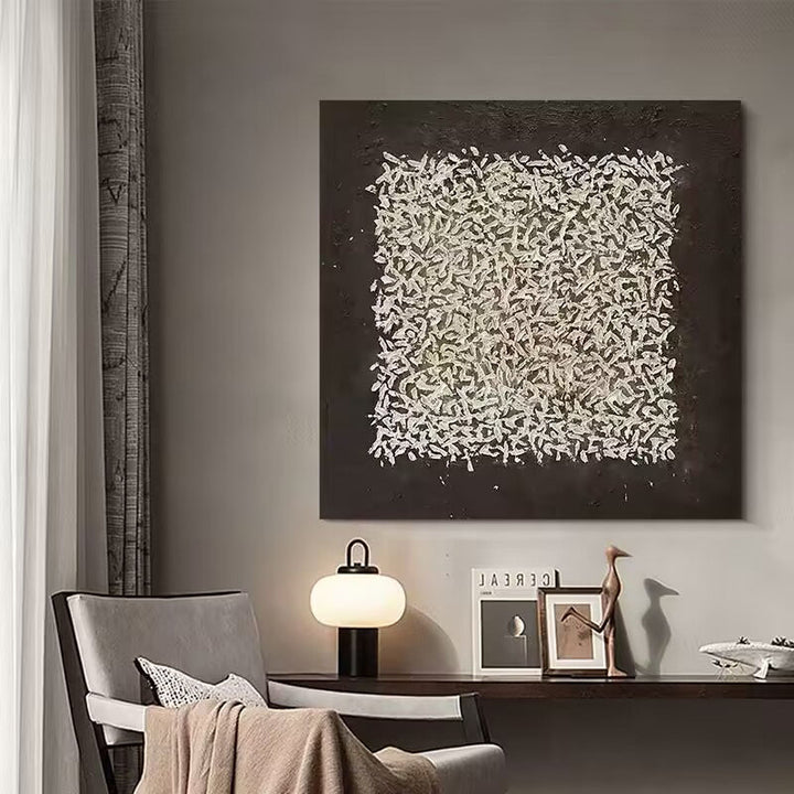 Abstrakte Texturierte Leinwandkunst