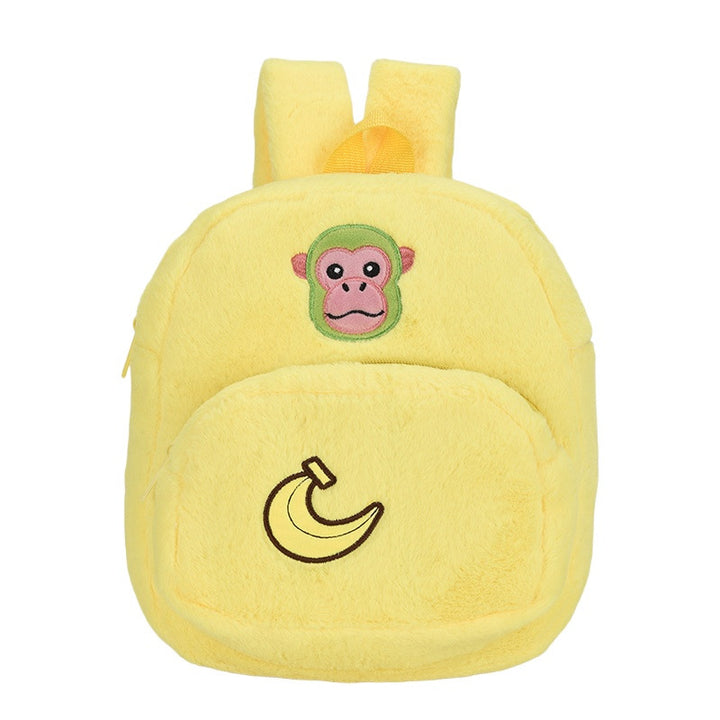Plüsch-Kinderrucksack mit Niedlichem Affenmotiv Karnz