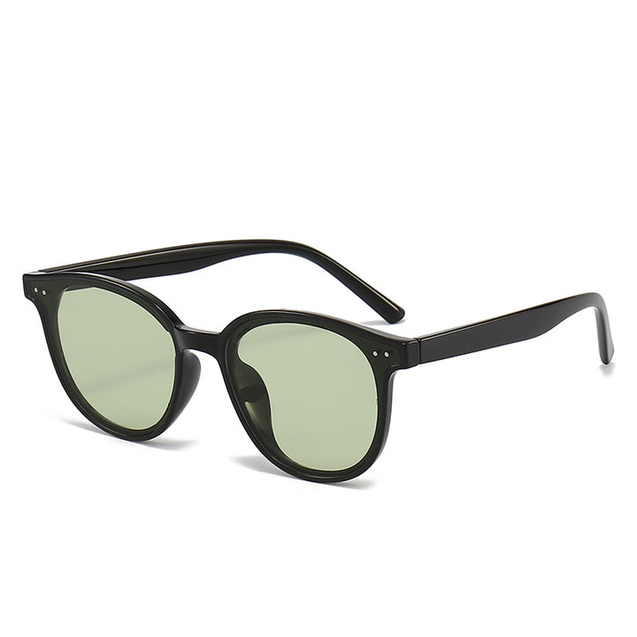 Vintage-inspirierte ovale Rahmen-Sonnenbrille