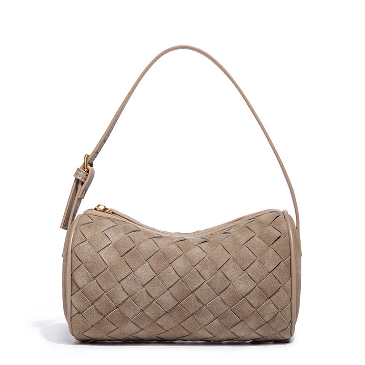 Geflochtene Wildleder-Handtasche Karnz