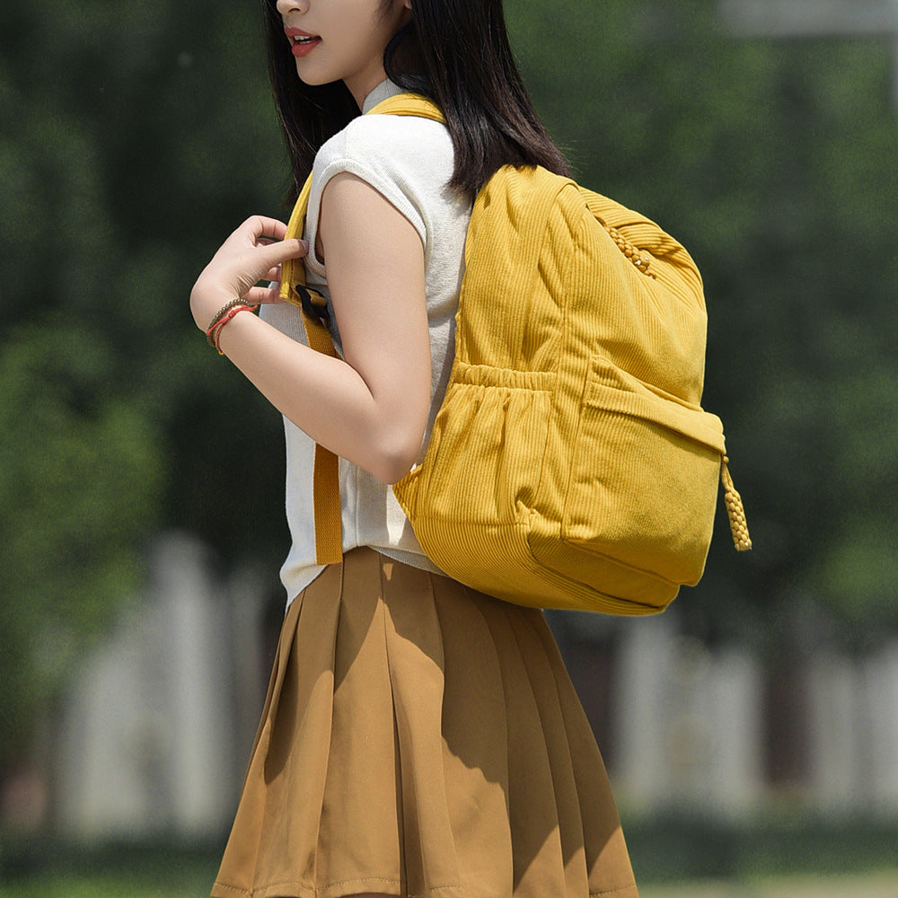 Casual Corduroy Rucksack Karnz