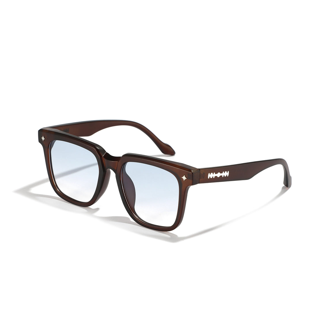 Damen modische quadratische Sonnenbrille mit stilvollem Schildpatt-Design Karnz