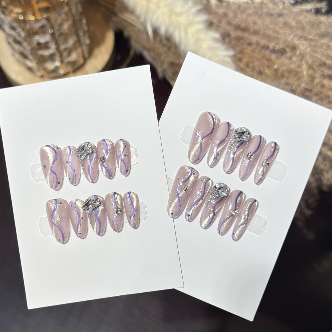 Glamouröses Dekoratives Nagelkunstset Karnz