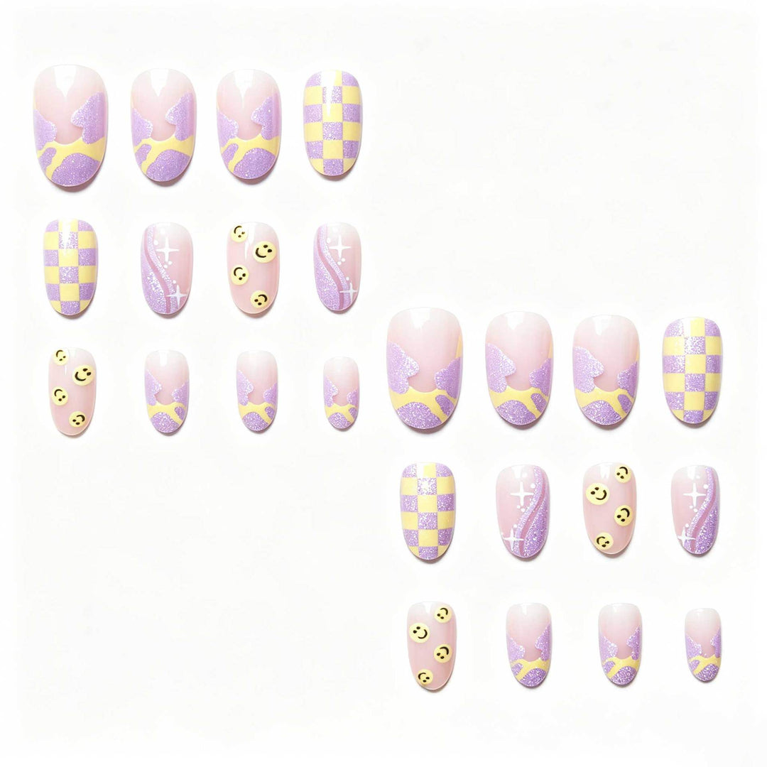 Künstlerisches gemustertes Gel Nagelkunst
