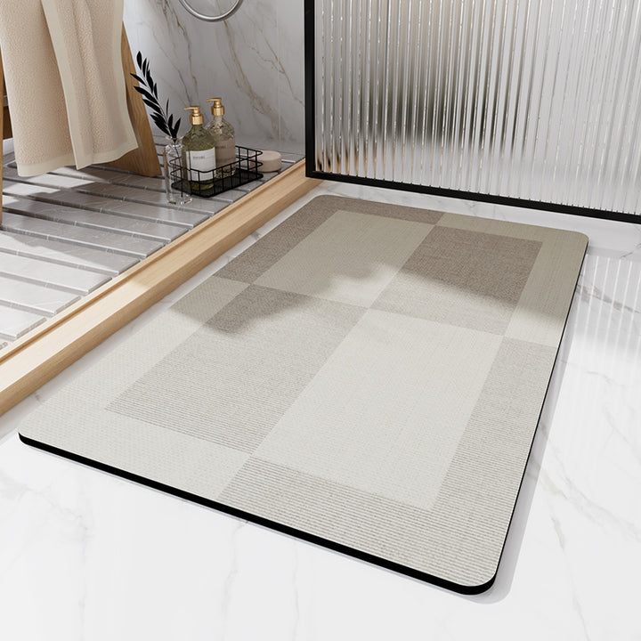 Stylische rutschfeste Badematte