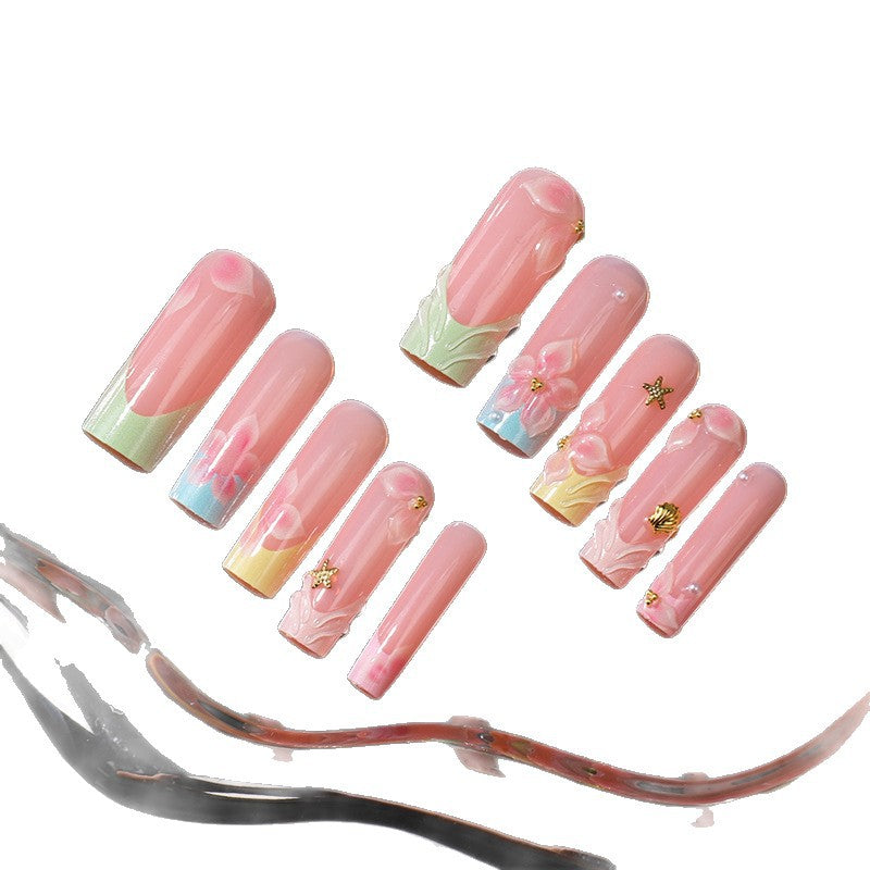 Floral Artisan Press-On Nail Set Karnz