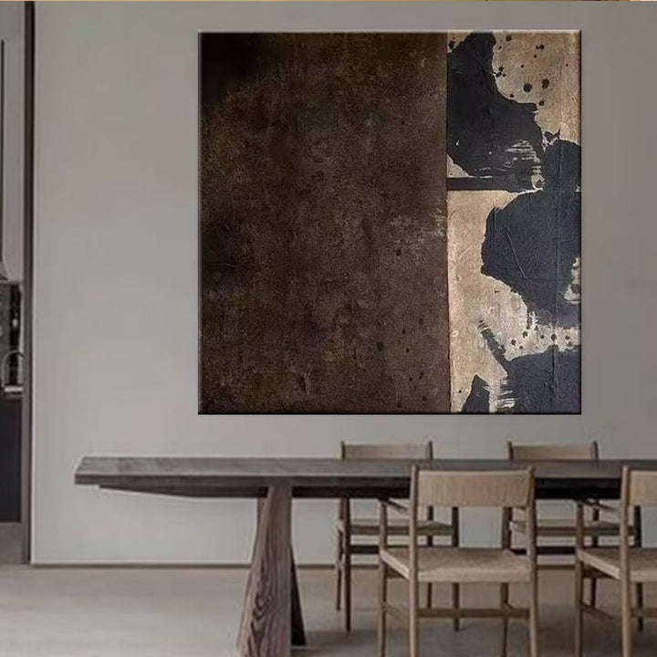 Modern strukturiertes Leinwandkunstwerk