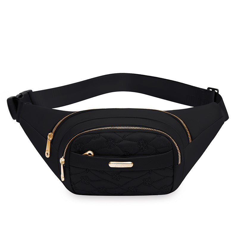 Elegante floral designte Gürteltasche Karnz