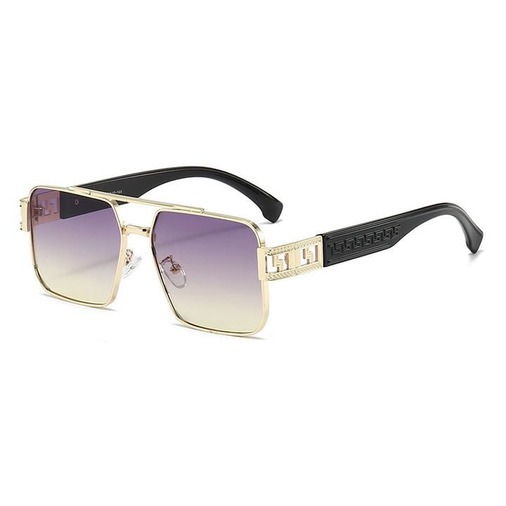 Damen quadratische Sonnenbrille mit ergonomischem Gestell und UV-Schutz Karnz