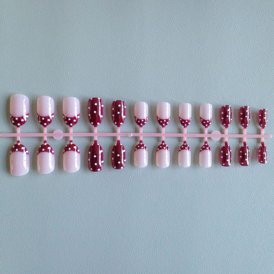 Elegantes Spitz-Acryl-Nagelkunst-Set