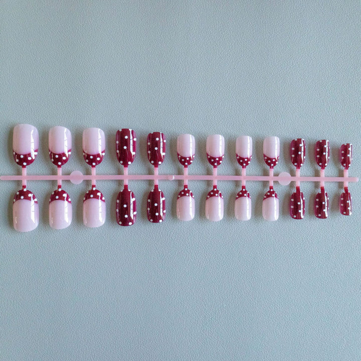 Elegantes Spitz-Acryl-Nagelkunst-Set