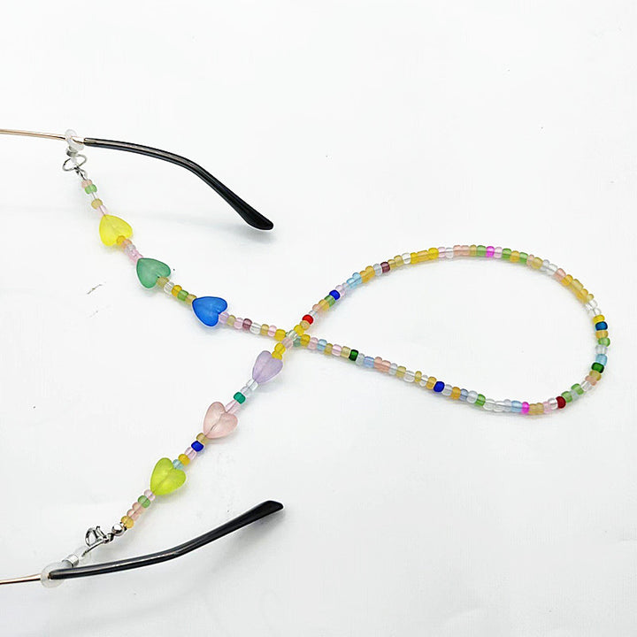 Bunte Perlen-Brillenhalterkette Karnz