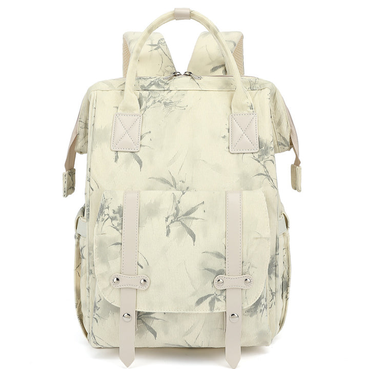 Stylischer Blumendruck Rucksack Karnz