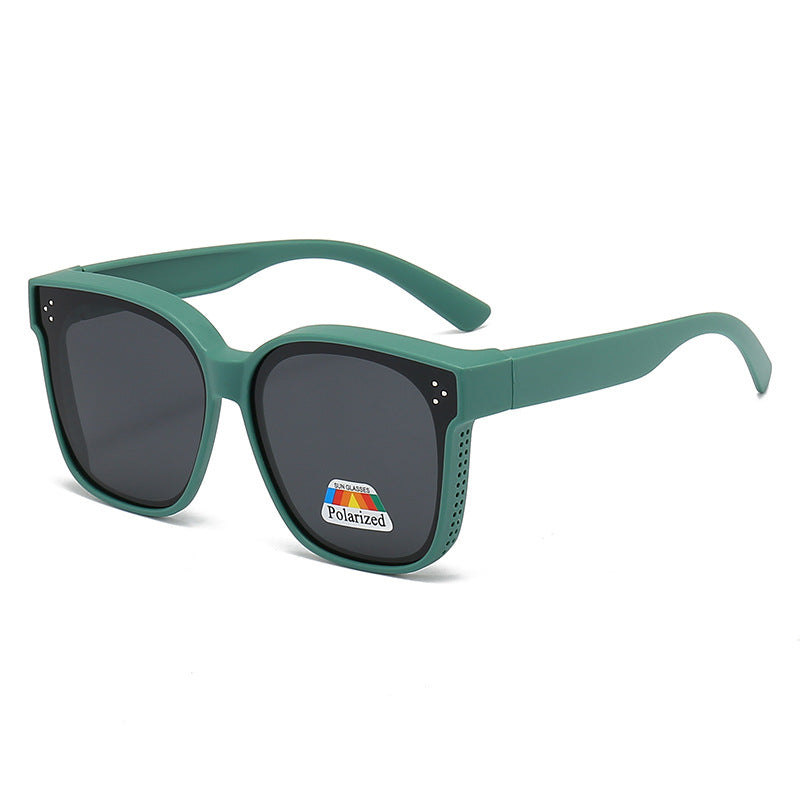 Damen modische quadratische Sonnenbrille mit innovativem Lüftungssystem Karnz