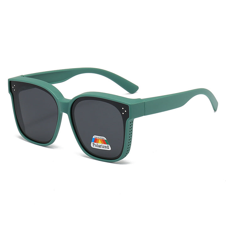 Damen modische quadratische Sonnenbrille mit innovativem Lüftungssystem Karnz