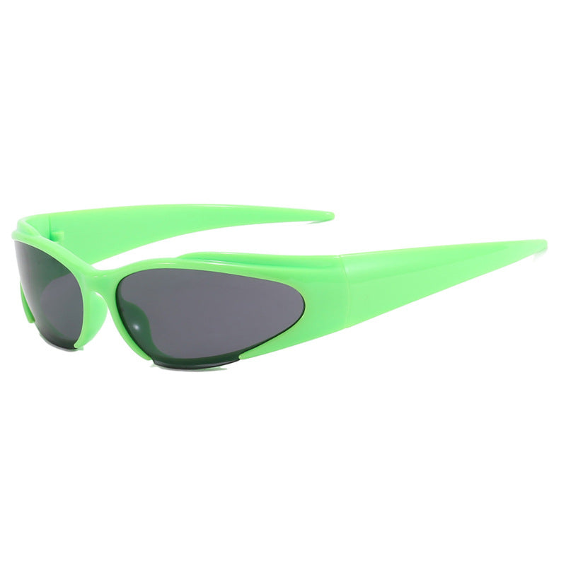 Damen Sportliche UV-Schutz-Sonnenbrille mit aerodynamischem Design Karnz