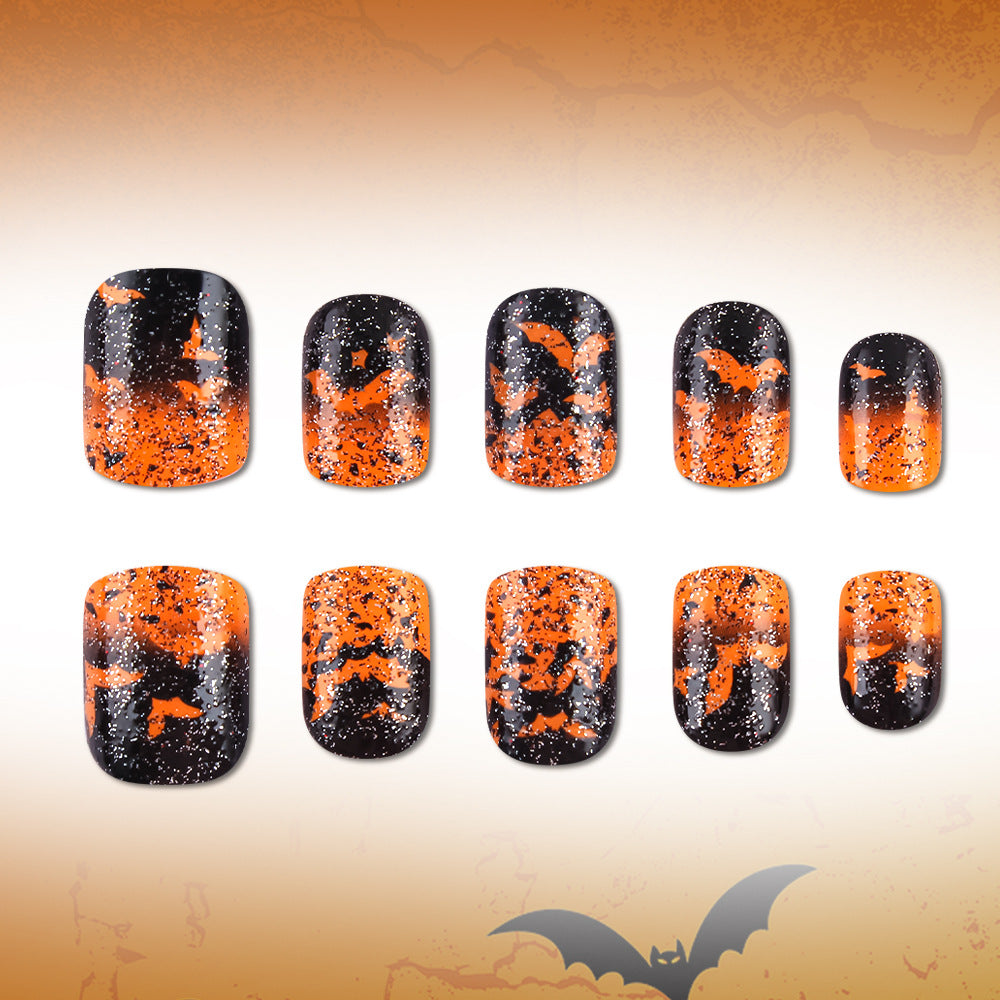 Halloween-Themen Künstlerische Press-On Nägel Karnz