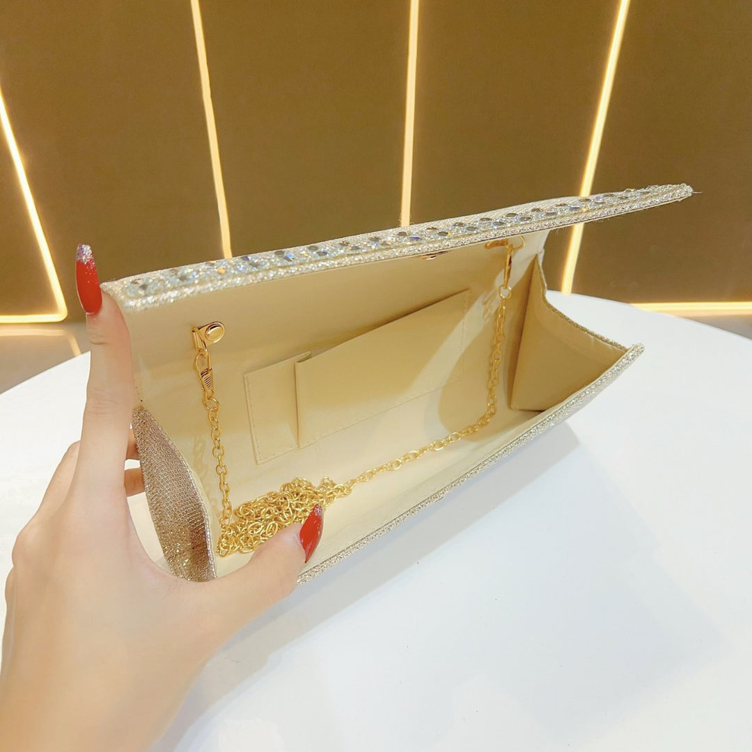 Glitzernde Strass Abend-Clutch