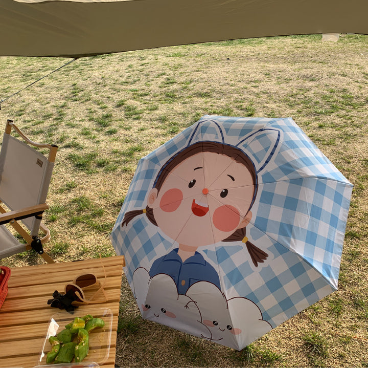 Damen Kinder-Regenschirm Karnz