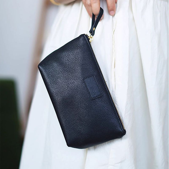 Strukturierte Leder Reisetasche Karnz