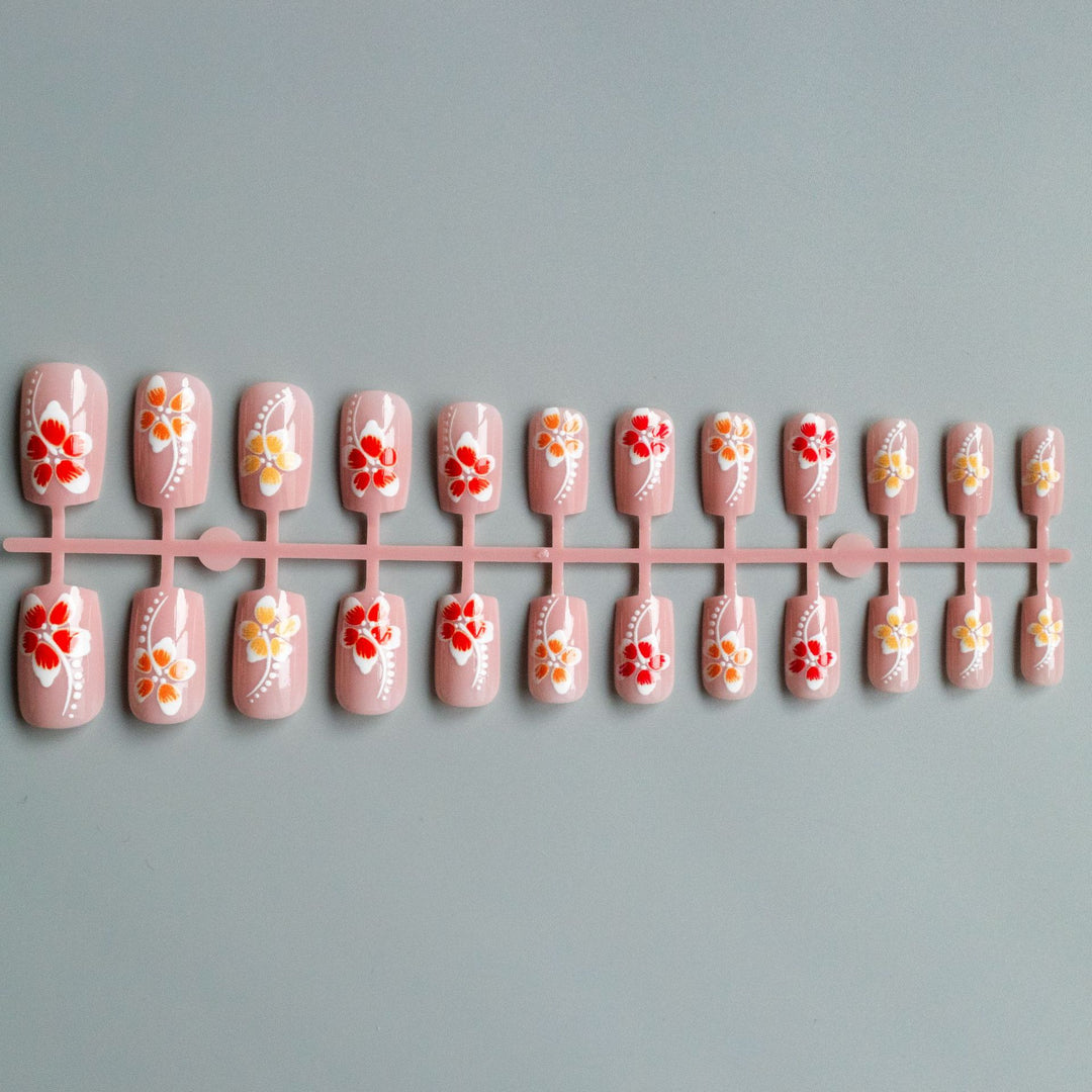 Floral Acryl-Nagelkunst-Design-Set  1790958182