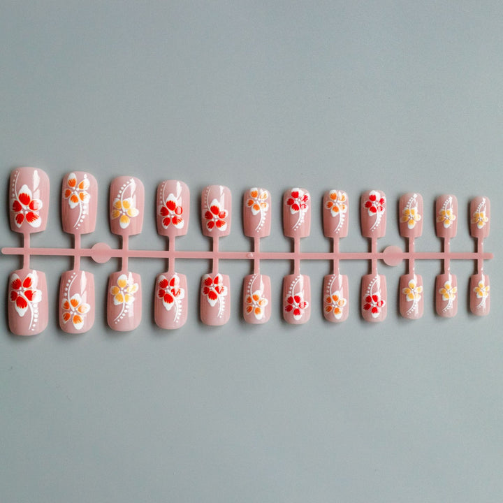 Floral Acryl-Nagelkunst-Design-Set  1790958182