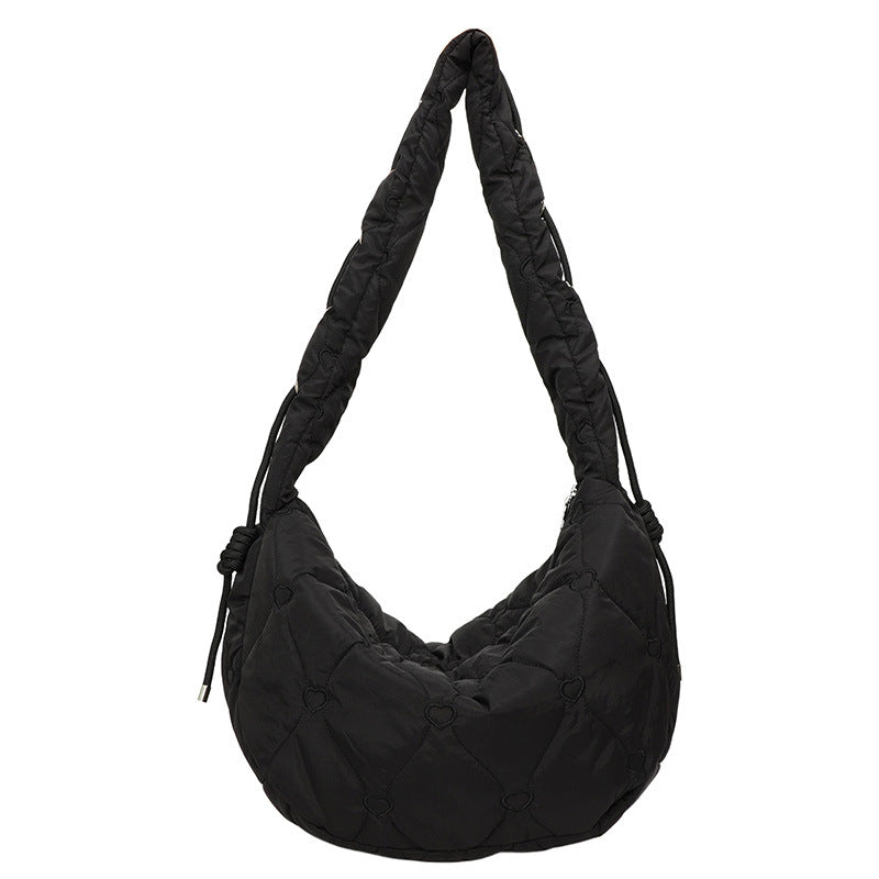 Gep quiltete Herzmuster Handtasche