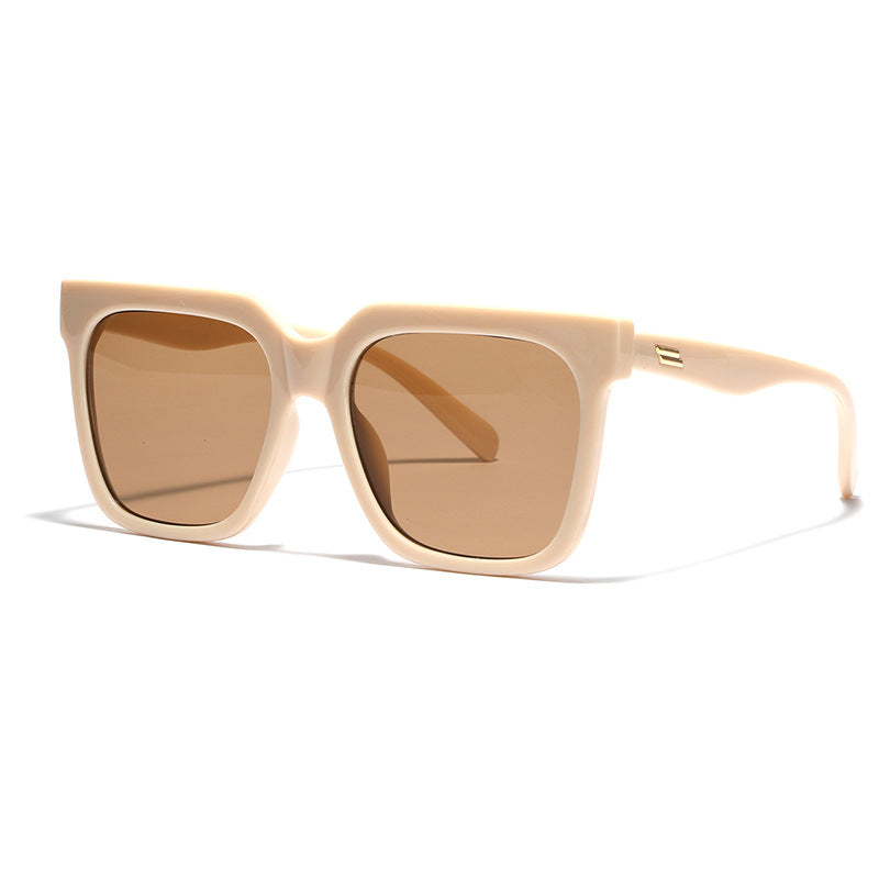 Damen quadratische Sonnenbrille mit elegantem Schildpatt-Design Karnz