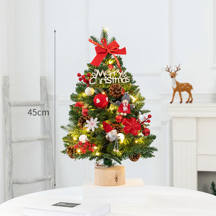 Dekorative Mini-Weihnachtsbaum mit LED-Lichtern