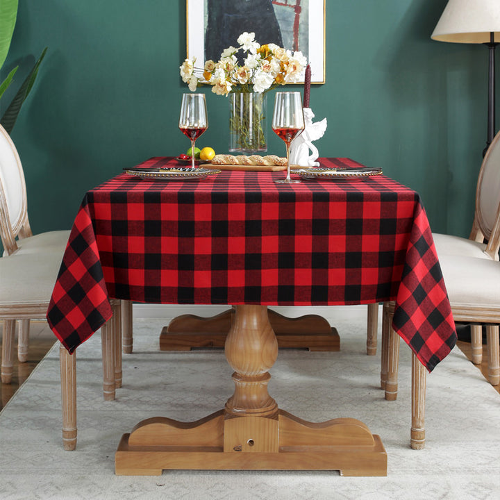 Karierter Design Tischdecke