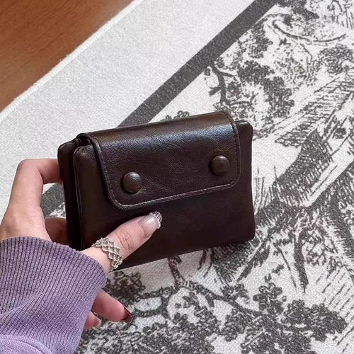 Stylischer kompakter Lederkartenhalter Karnz