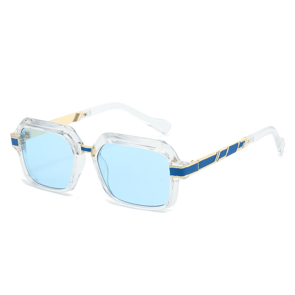 High-Style Geometrische Quadratische Rahmen Sonnenbrille Karnz