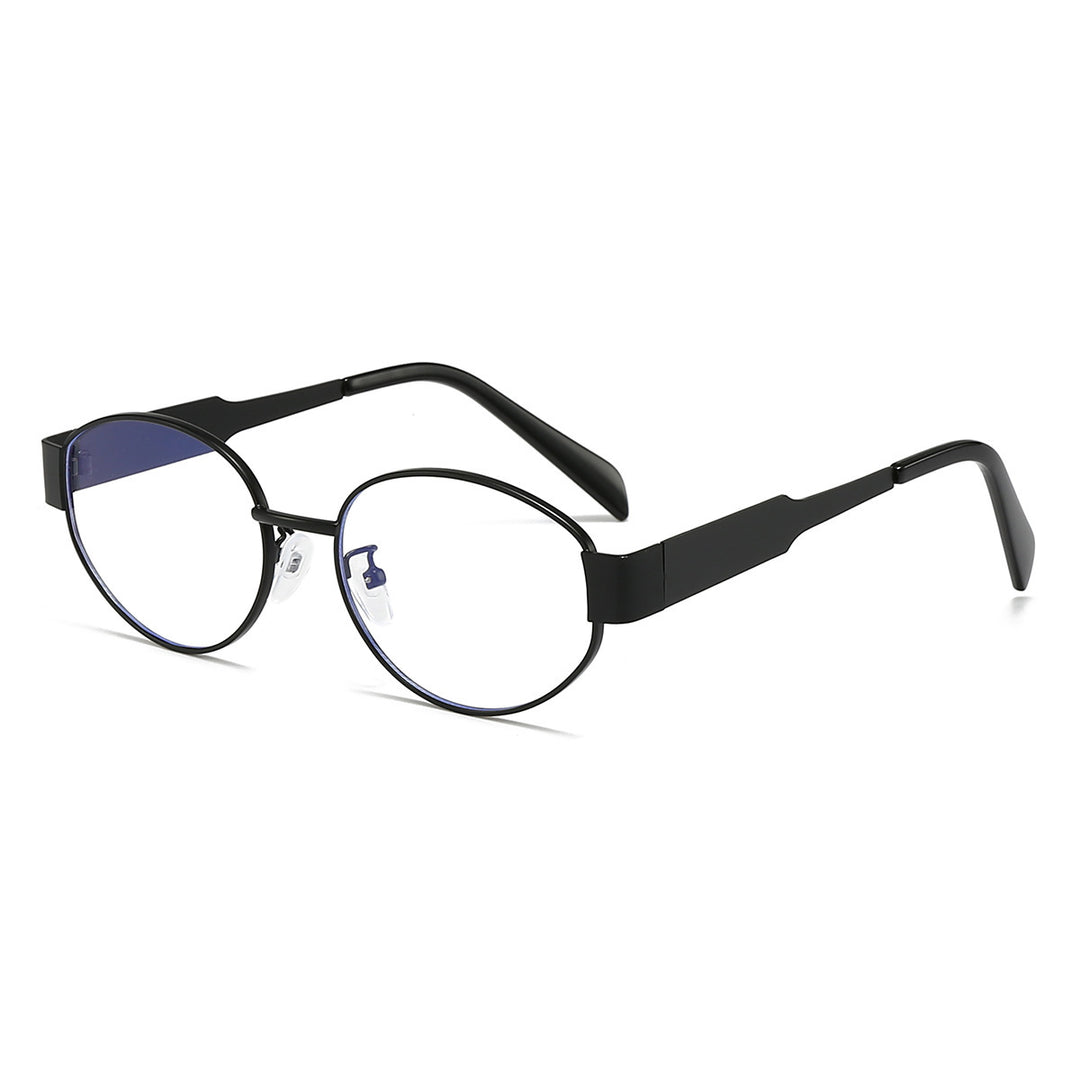 Modische Übergroße Sonnenbrille mit Metallrahmen Karnz