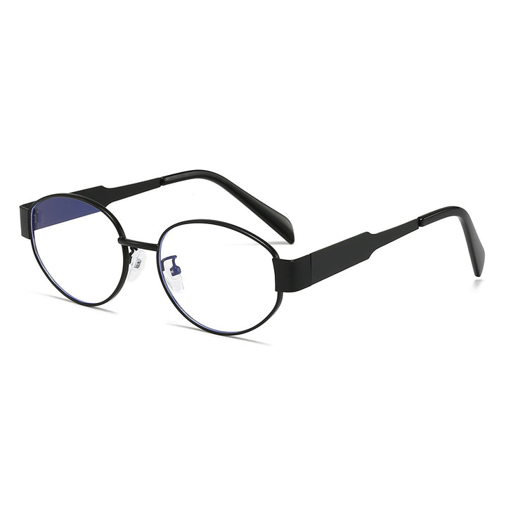 Modische Übergroße Sonnenbrille mit Metallrahmen Karnz