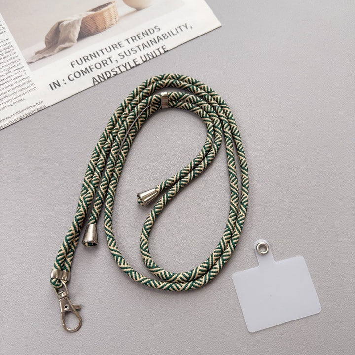 Geflochtenes Band mit Gravurclip Karnz