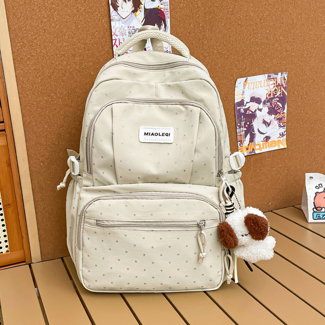 Multifunktionaler Pünktchen Rucksack Karnz