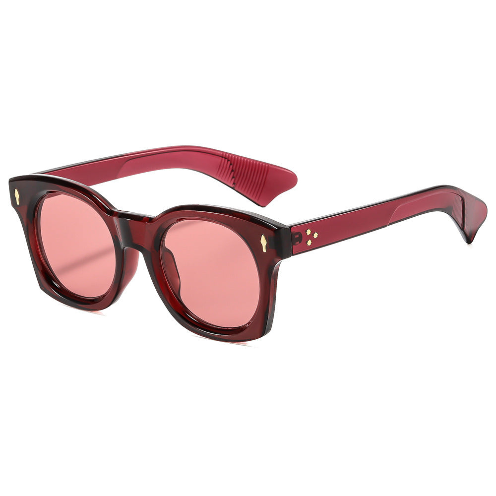 Vintage-inspirierte Bold-Frame-Sonnenbrille Karnz