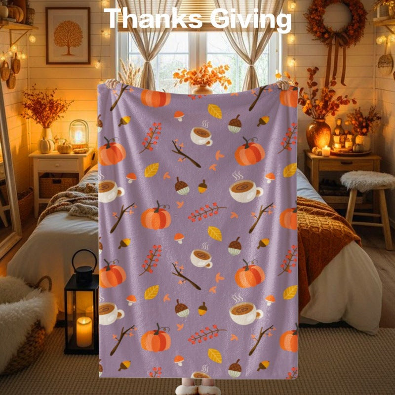 Thanksgiving-Themen Kuscheldecke
