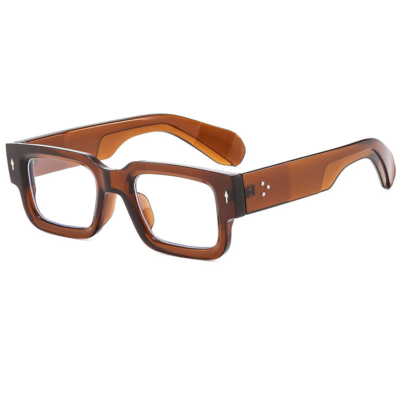 Damen modische quadratische Sonnenbrille mit robustem Rahmen und komfortablem Sitz Karnz