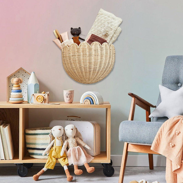 Handgefertigter Korb Im Muschel-Design Karnz